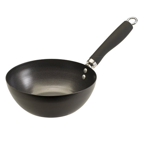 ECOLUTION - Non-Stick Carbon Steel Wok Black