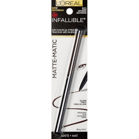 L'OREAL - Infallible Matte-Matic Mechanical Eyeliner 513 Brown