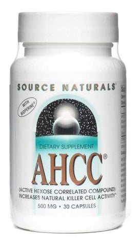 Source Naturals AHCC 500 mg with Bioperine