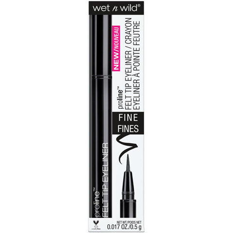 WET N WILD - ProLine Felt Tip Eyeliner Fine #875B Black