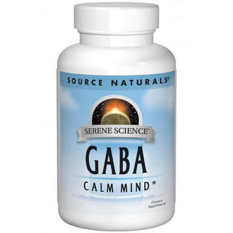 SOURCE NATURALS - Serene Science Gaba 750 mg Calm Mind