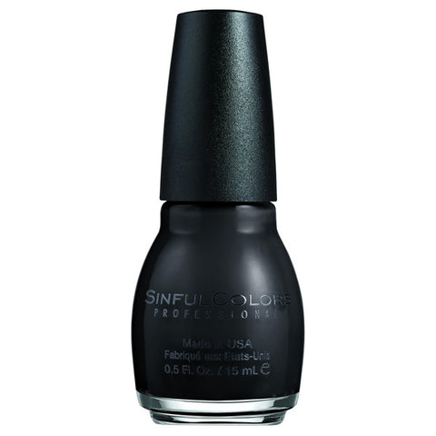 SINFUL COLORS - Professional Nail Polish #103 Black On Black