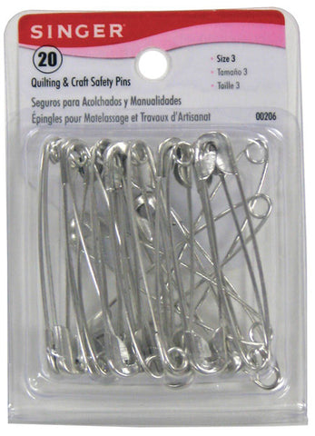 SINGER - Quilting & Craft Safety Pins Size 3