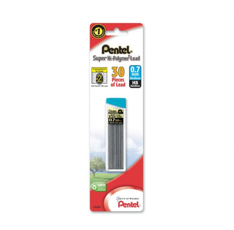 PENTEL - Super Hi-Polymer Lead 0.7 mm Medium HB