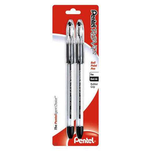 PENTEL - R.S.V.P. Ballpoint Pen Fine Line Black Ink