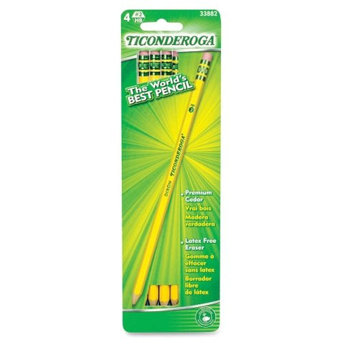 DIXON - Ticonderoga No. 2 Soft Pencils Yellow