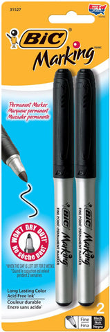 BIC - Mark-It Permanent Marker Fine Point Black