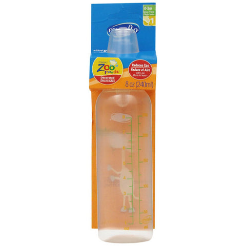 EVENFLO FEEDING - Zoo Friends Bottle Pegable with Standard Nipple