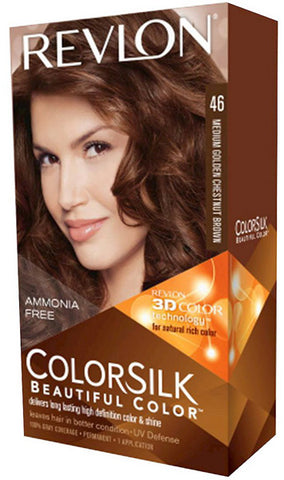 REVLON - Colorsilk Beautiful Color 46 Medium Golden Chestnut Brown