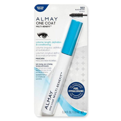 ALMAY - One Coat Multi-Benefit Mascara Black Brown