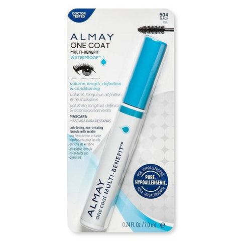 ALMAY - One Coat Multi-Benefit Waterproof Mascara Black