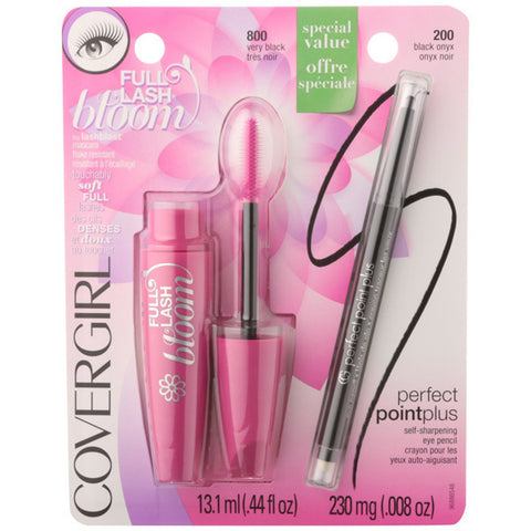 COVERGIRL - Full Lash Bloom Mascara + Perfect Point Plus Eye Pencil Very Black / Black