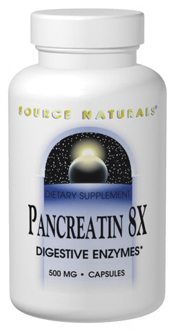 Source Naturals Pancreatin 8X