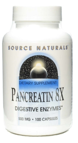 Source Naturals Pancreatin 8X