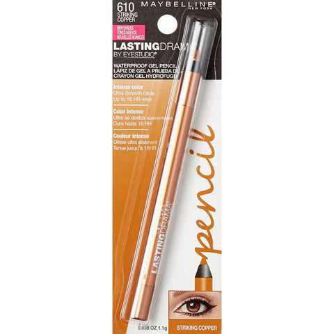 MAYBELLINE - Eye Studio Lasting Drama Waterproof Gel Pencil Striking Copper