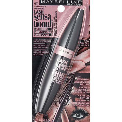 MAYBELLINE - Lash Sensational Luscious Washable Mascara Blackest Black