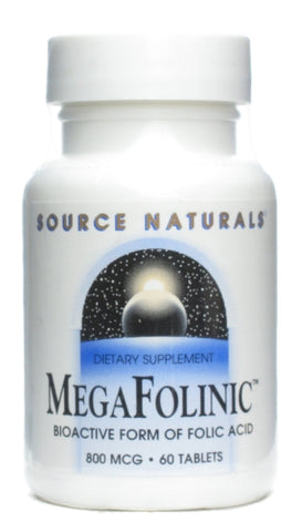 Source Naturals MegaFolinic 800 mcg