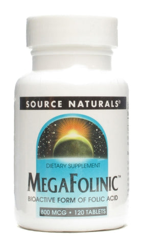 Source Naturals MegaFolinic 800 mcg