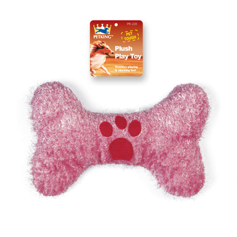 PET KING - Chenille Bone Chew Toy