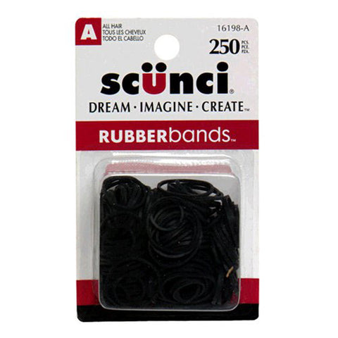 SCUNCI - Rubberbands Small Black