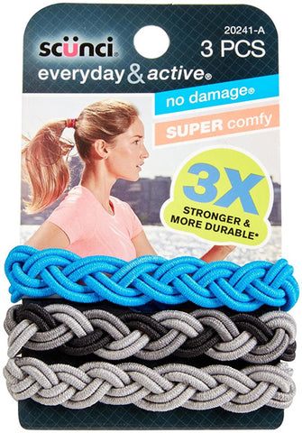 SCUNCI - 6 Strand Elastic Hair Ties