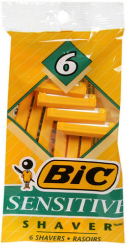 BIC - Single Blade Sensitive Disposable Shaver