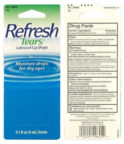 REFRESH TEARS - Eye Drops