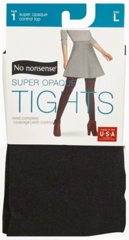 NO NONSENSE - Super Opaque Tight Graphite Heather Large