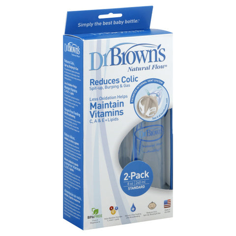 DR. BROWN'S - Natural Flow Polypropylene Bottles Clear