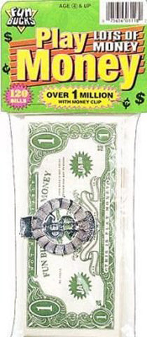 JA-RU - Fun Bucks Play Money 4"x9"