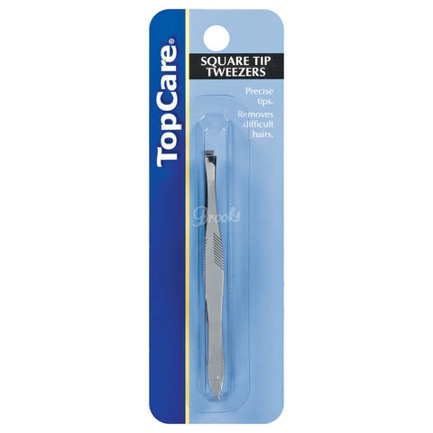 TOP CARE - Deluxe Square Tip Tweezers