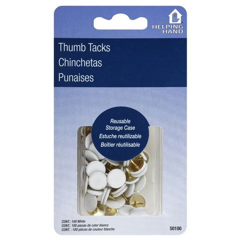 HELPING HAND - Thumb Tacks White