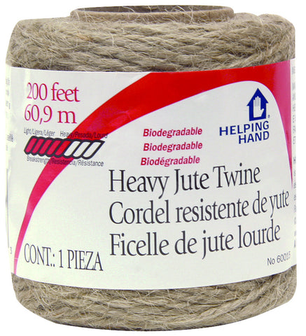 HELPING HAND - Heavy Jute Twine, Brown