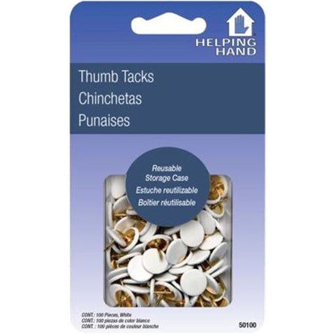 HELPING HAND - Thumb Tacks, Nickel