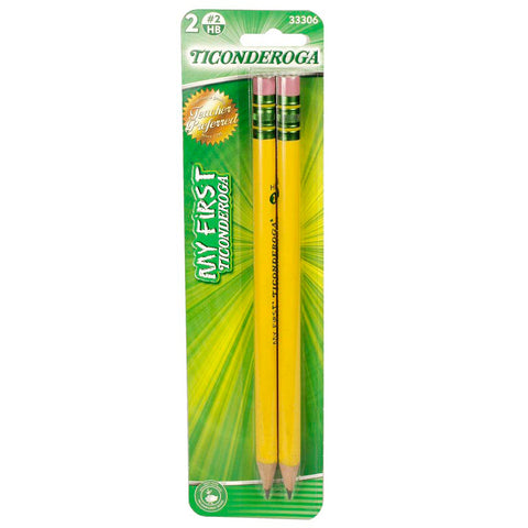 TICONDEROGA - My First Pre-Sharpened #2 Wood Pencils Yellow