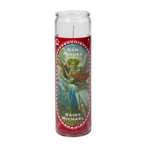 STAR CANDLE - Religious Candle, Saint Michael