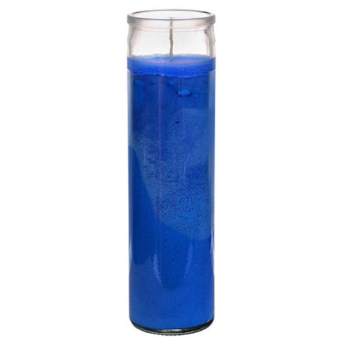 STAR CANDLE - Solid Blue Candle