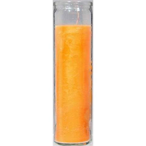 STAR CANDLE - Solid Orange Candle