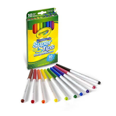 CRAYOLA - Washable Super Tip Markers