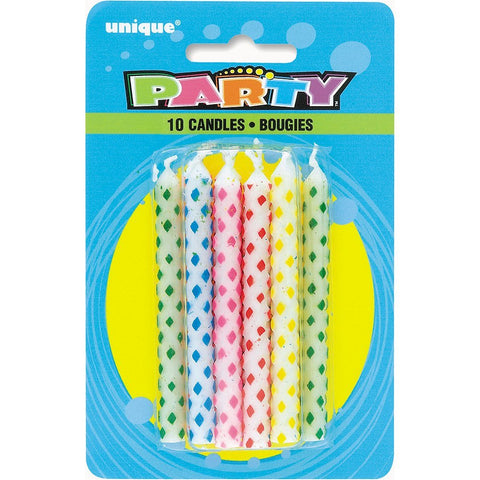 UNIQUE - Diamond Dot Birthday Candles