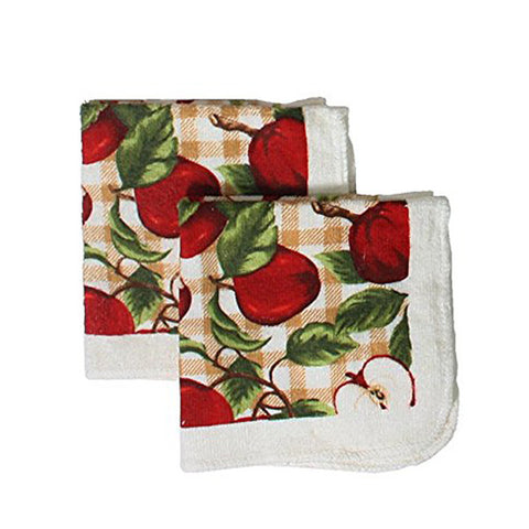 J & M - Dishcloth Red Apples