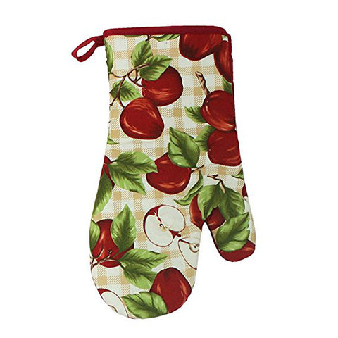 J & M - Oven Mitt Red Apples