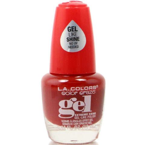 L.A. COLORS - Color Craze Extreme Shine Gel Nail Polish Fierce