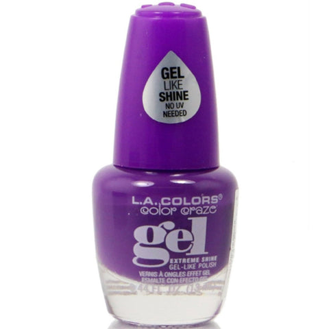 L.A. COLORS - Color Craze Extreme Shine Gel Nail Polish Risque