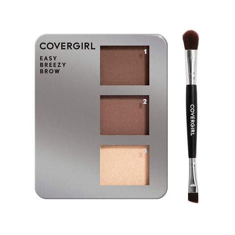 COVERGIRL - Easy Breezy Brow Powder Kit, Honey Brown