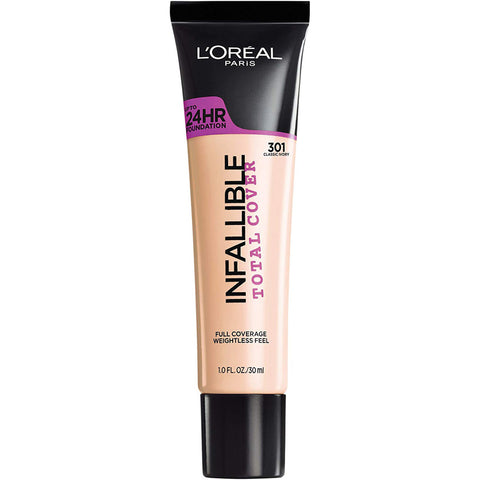 L'OREAL - Infallible Total Cover Foundation, Classic Ivory