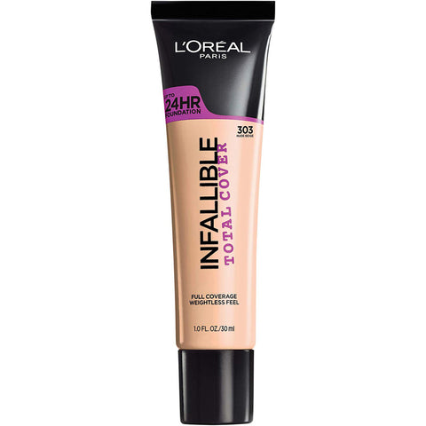 L'OREAL - Infallible Total Cover Foundation, Nude Beige