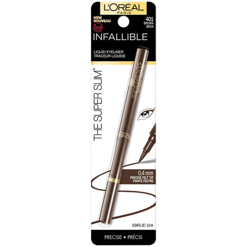 L'OREAL - Infallible, The Super Slim Liquid Eyeliner, Brown