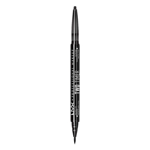 NYX - Two Timer Dual Ended Eyeliner, Black