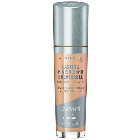 RIMMEL - Lasting Finish Breathable Foundation, Light Nude